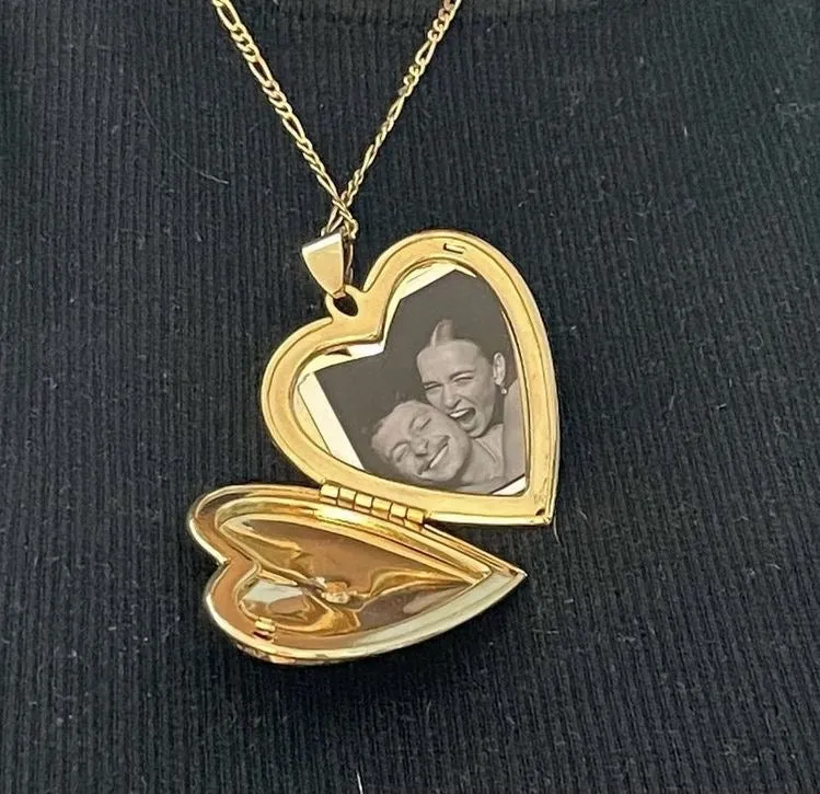 Locket Heart Birth Month Flower