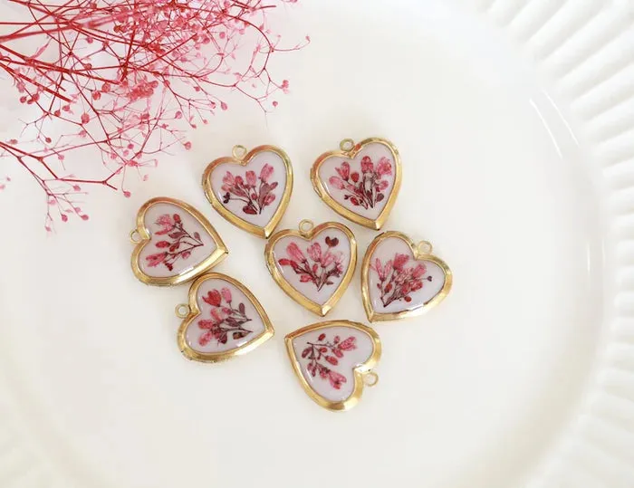 Locket Heart Birth Month Flower