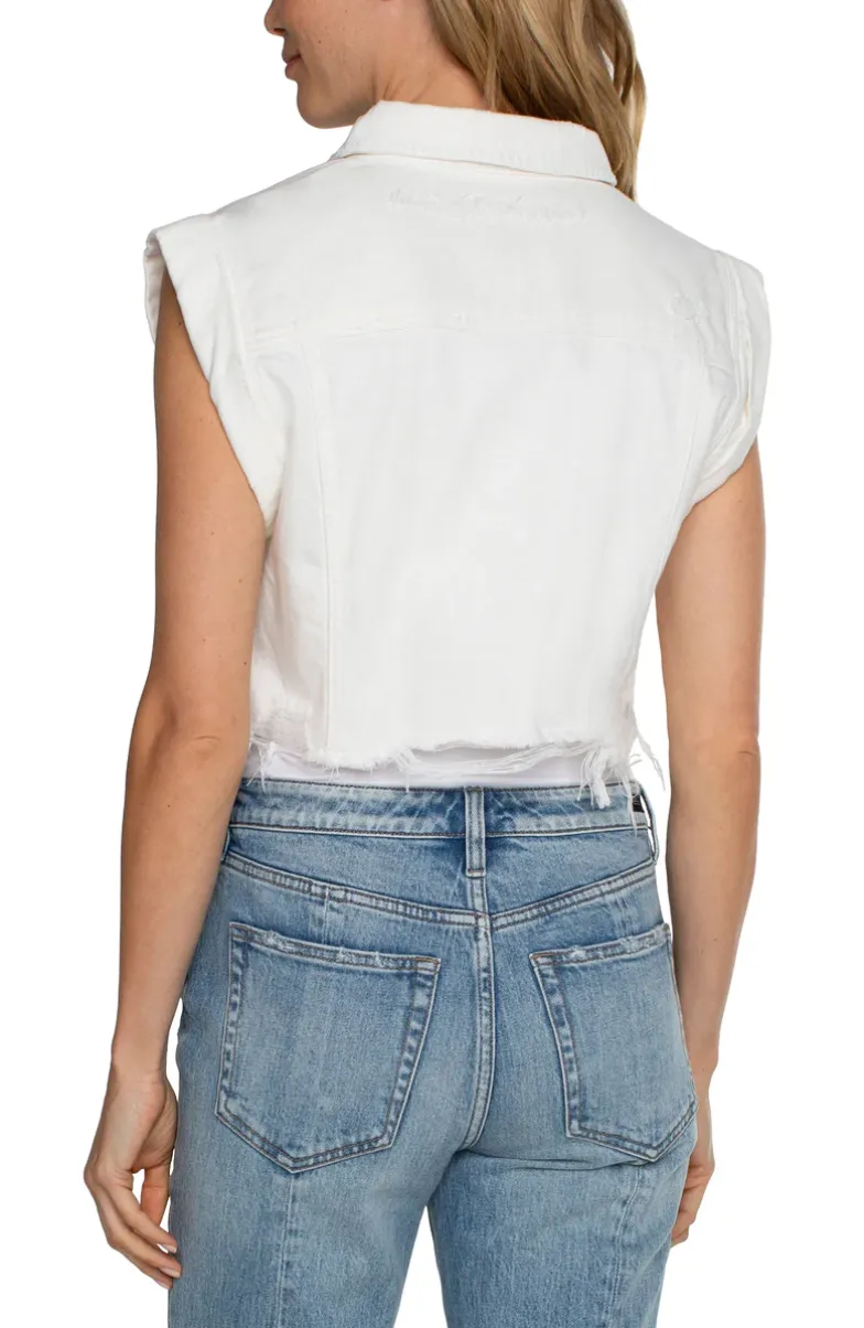 LVRP Cropped Sleeveless Jacket