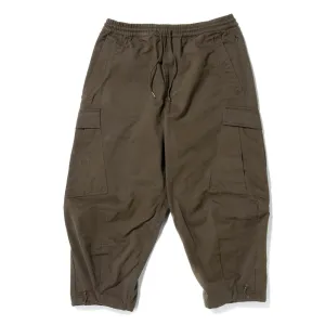 Maharishi Loose Cropped Cargo Trackpants / Mil Olive