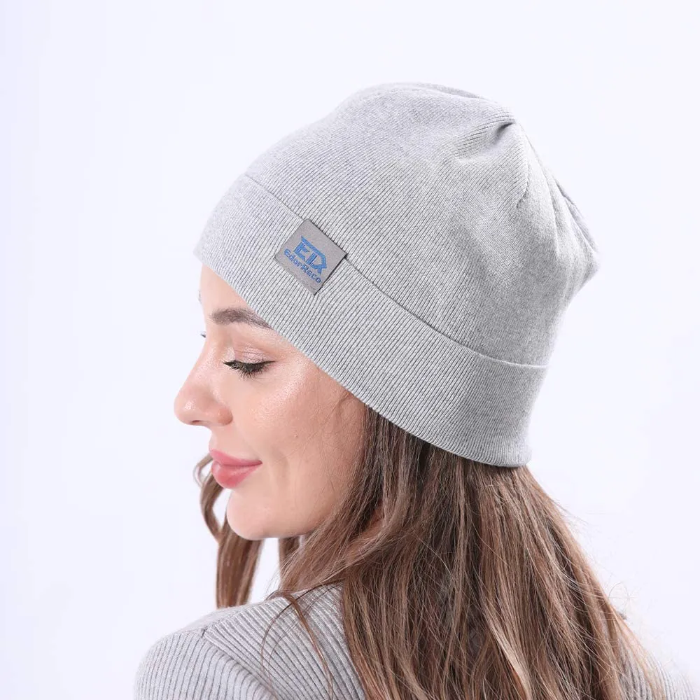 Maibtkey Knit Fisherman Beanie for Women - Mens Winter Knitted Caps Soft Cotton Cuffed Beanie Hats