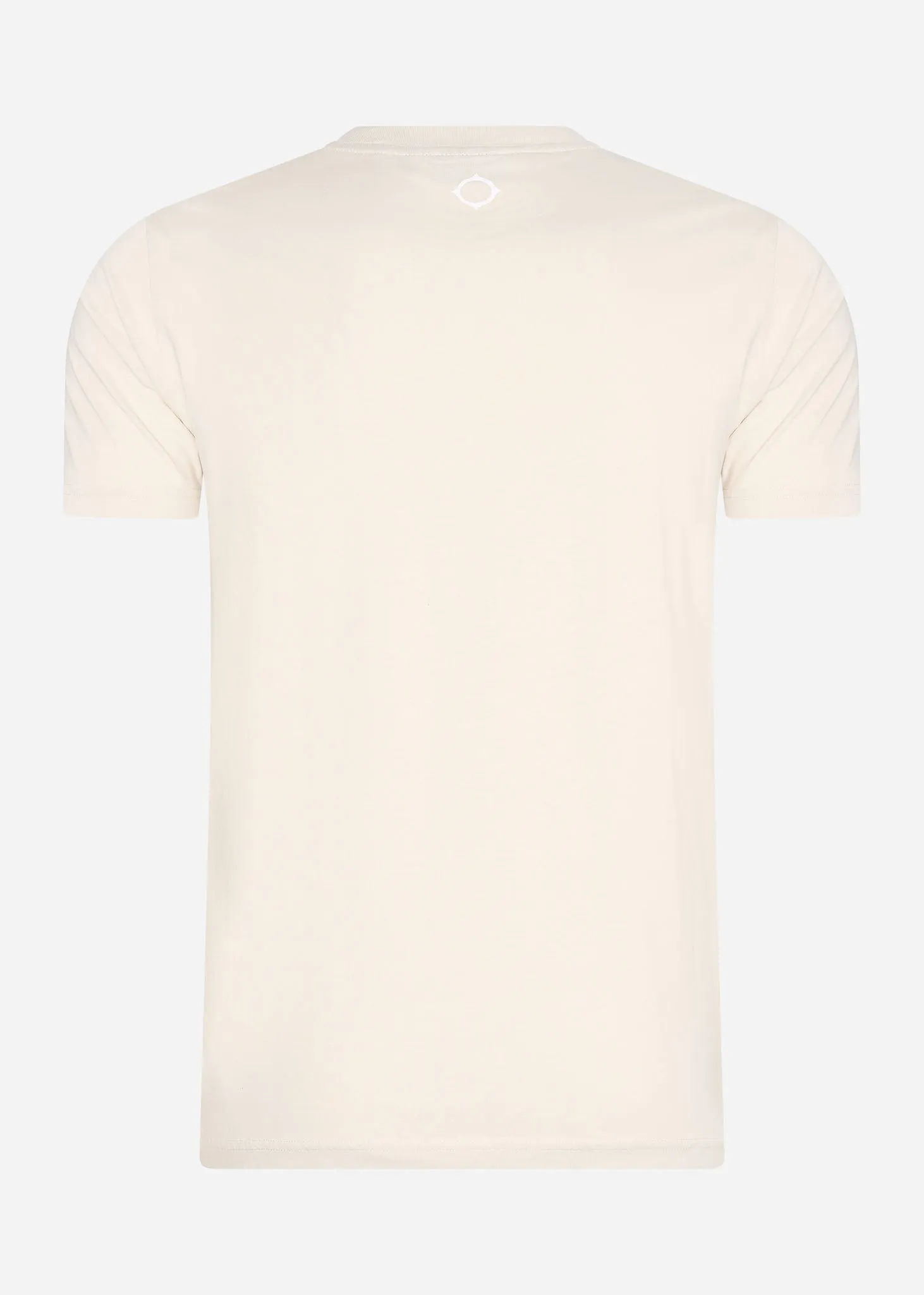 MA.Strum block print tee - aluminium