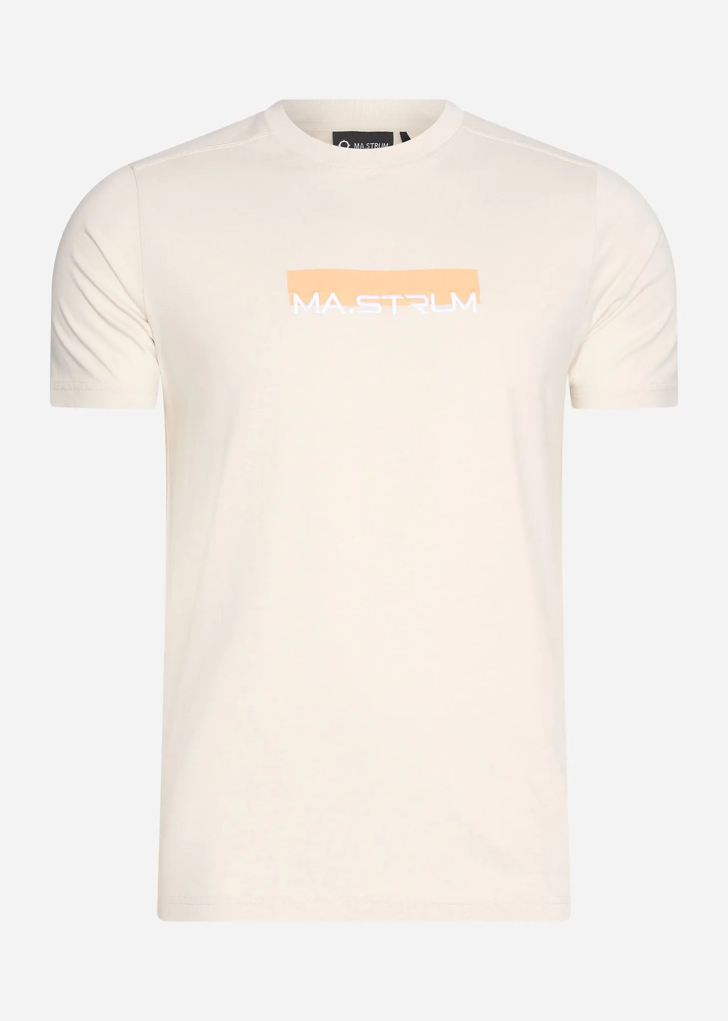 MA.Strum block print tee - aluminium