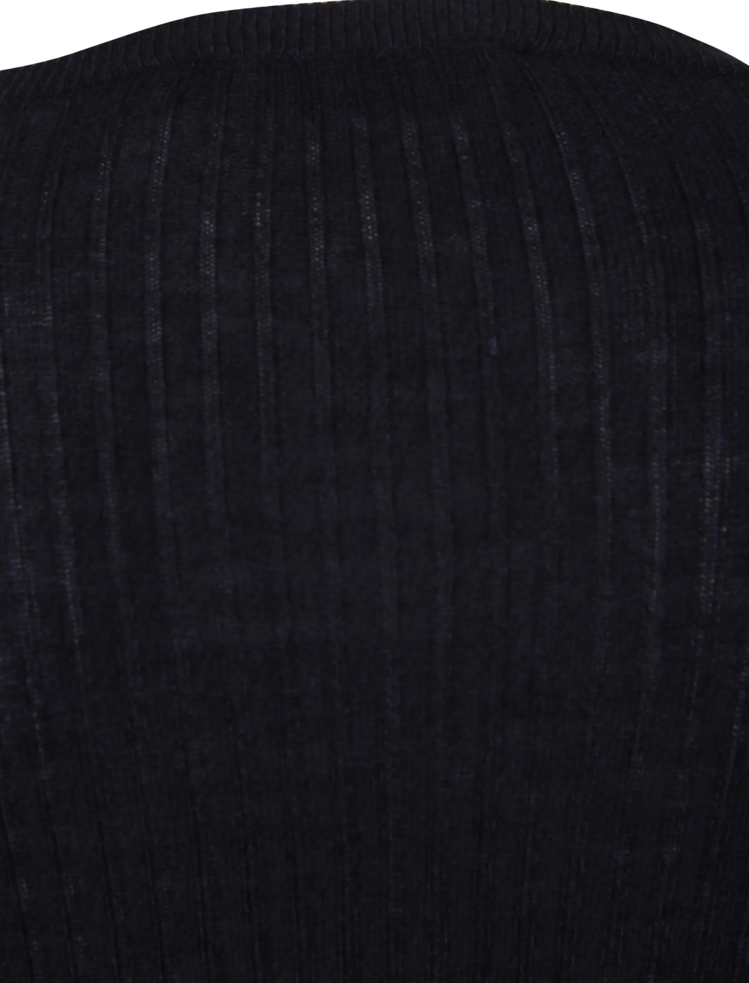 Mellow Crew Neck Knitted Jumper in Medieval Blue / Black - Dissident