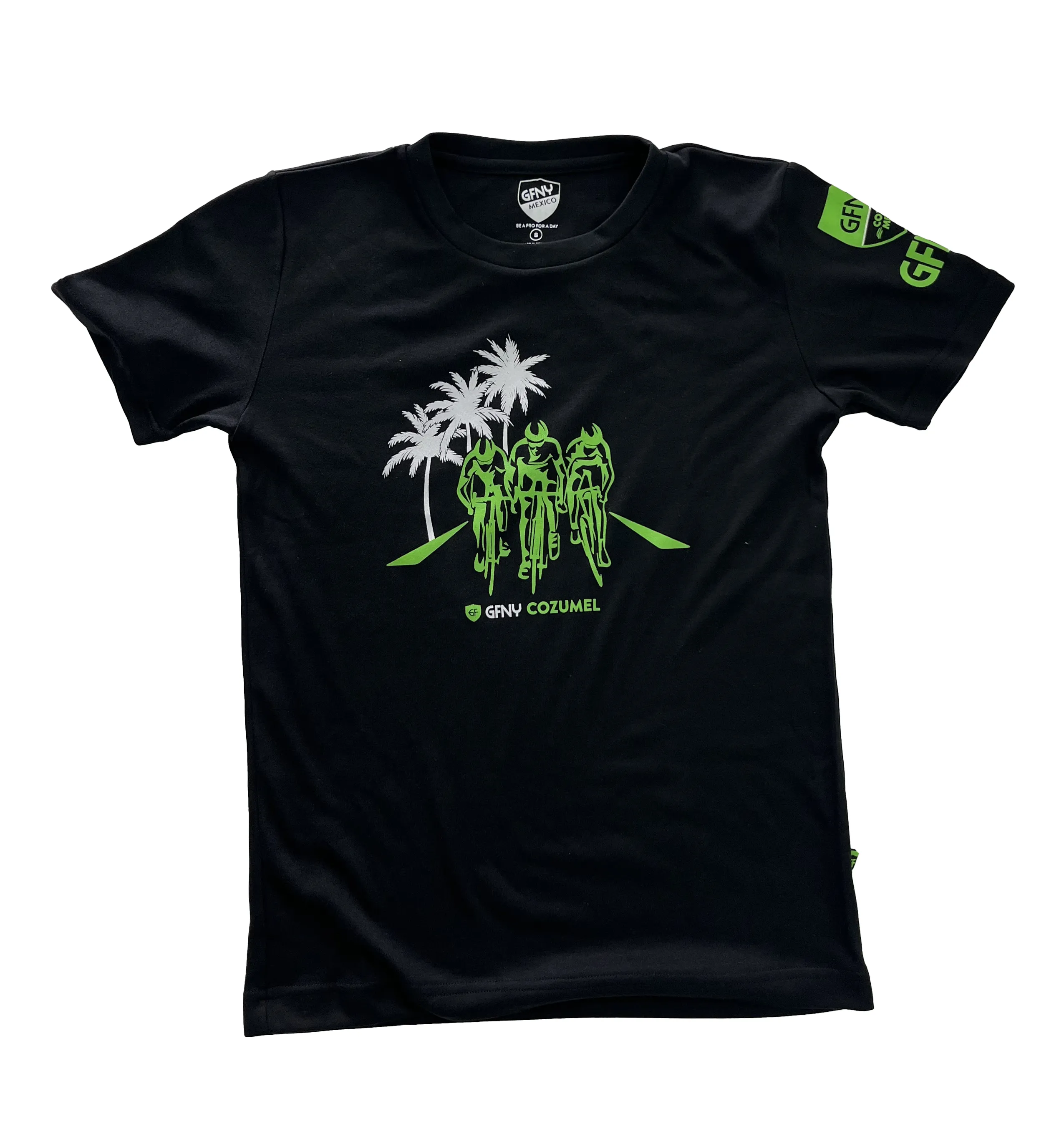 MEN BLACK T-SHIRT PALMS COZUMEL