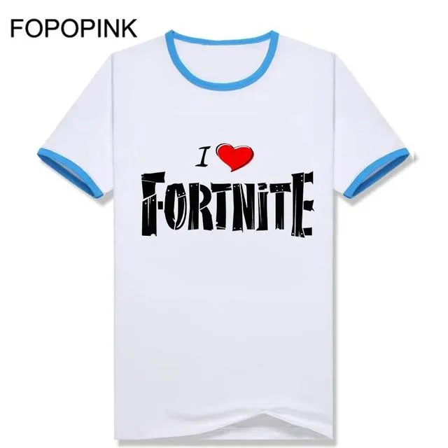 Men T Shirt I Love Fornite Tshirt