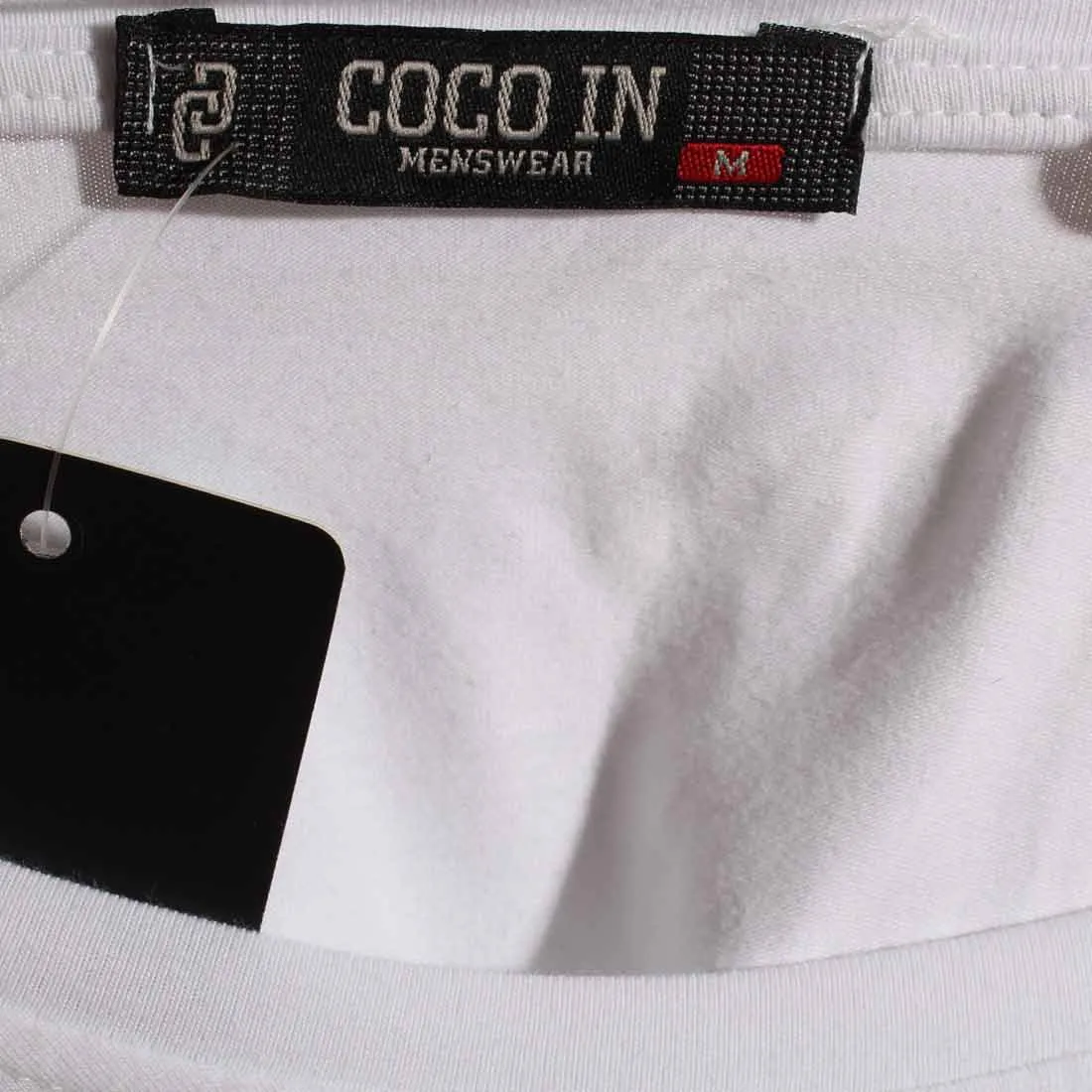 Men T-shirt- white / made in Turkey -3338