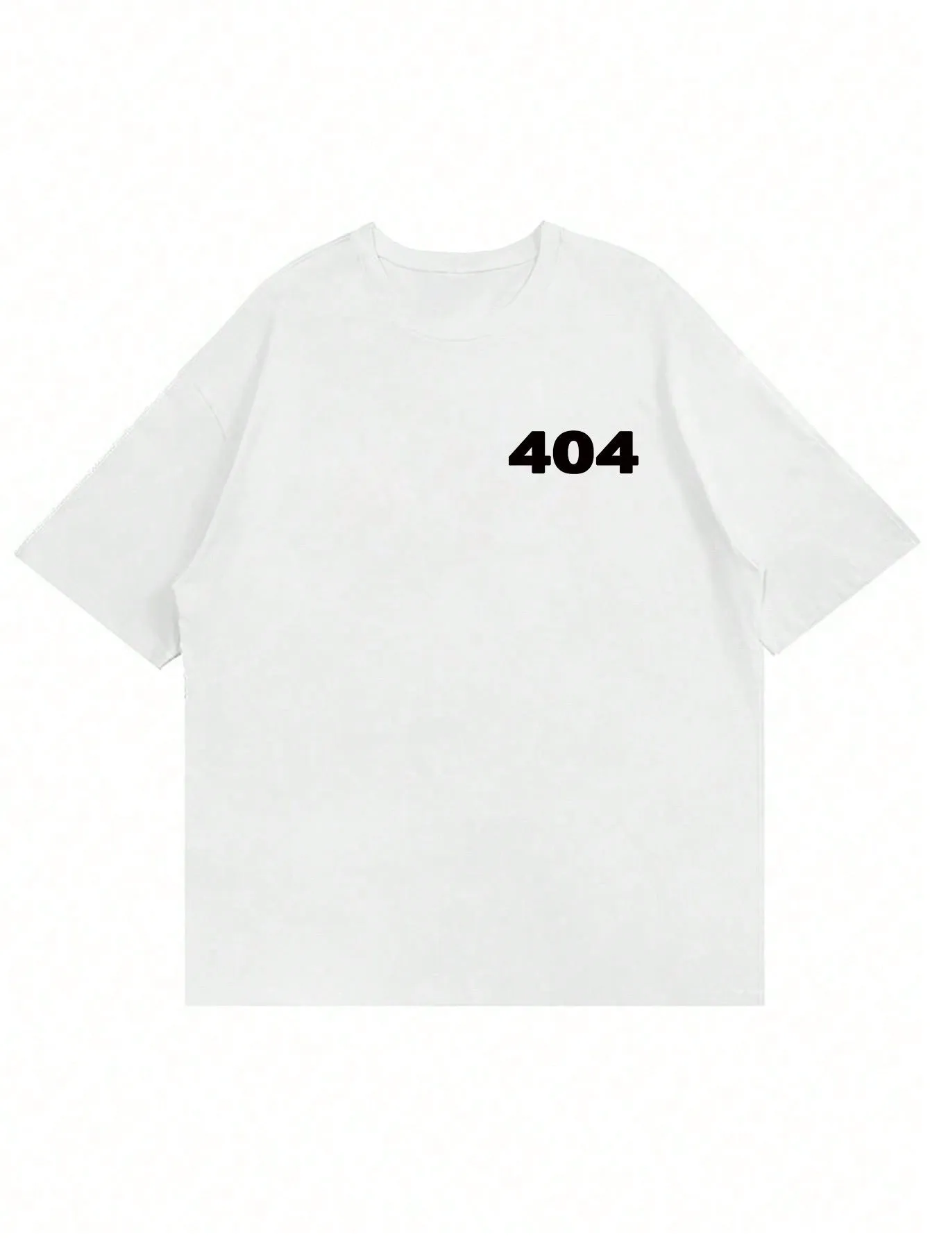 Men's Casual Numeric Print Round Neck Short Sleeve T-Shirt, Summer