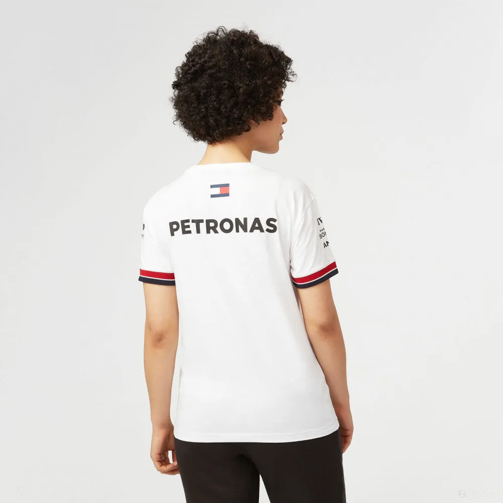 Mercedes Womens T-Shirt, Team, White, 2022