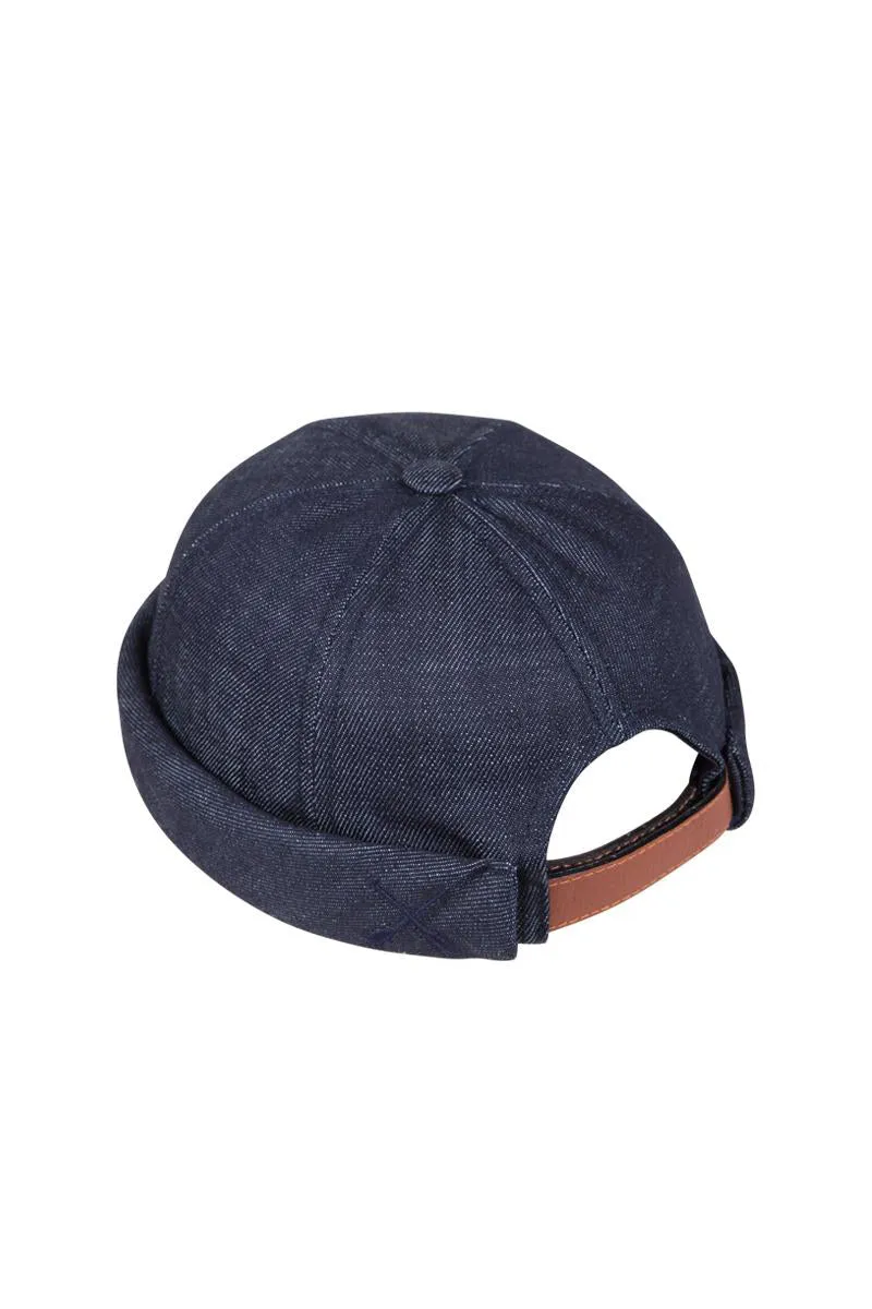 MIKI DOCKER HAT DENIM