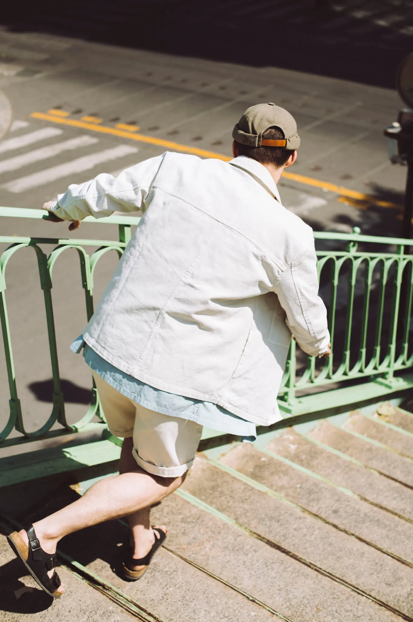 MIKI DOCKER HAT GREEN KHAKI