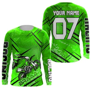 Multicolor Dirt Bike Racing Jersey Custom Motocross Men Women Off-Road Extreme MX Long Sleeve Shirt