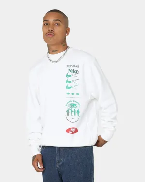 Nike Sportswear DNA Fleece Crewneck White