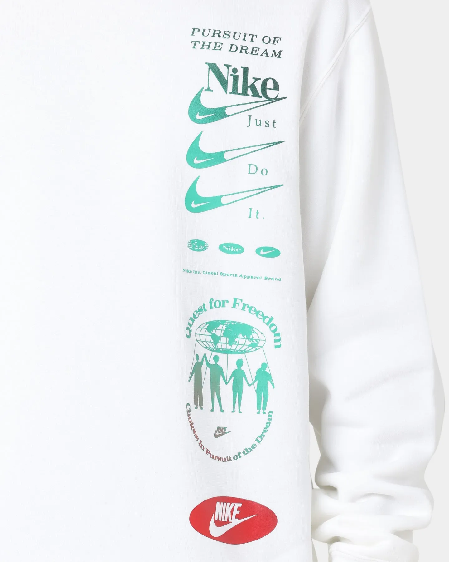 Nike Sportswear DNA Fleece Crewneck White