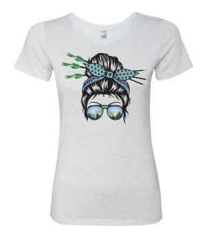 NOCK ON Hot Mess Ladies Tee