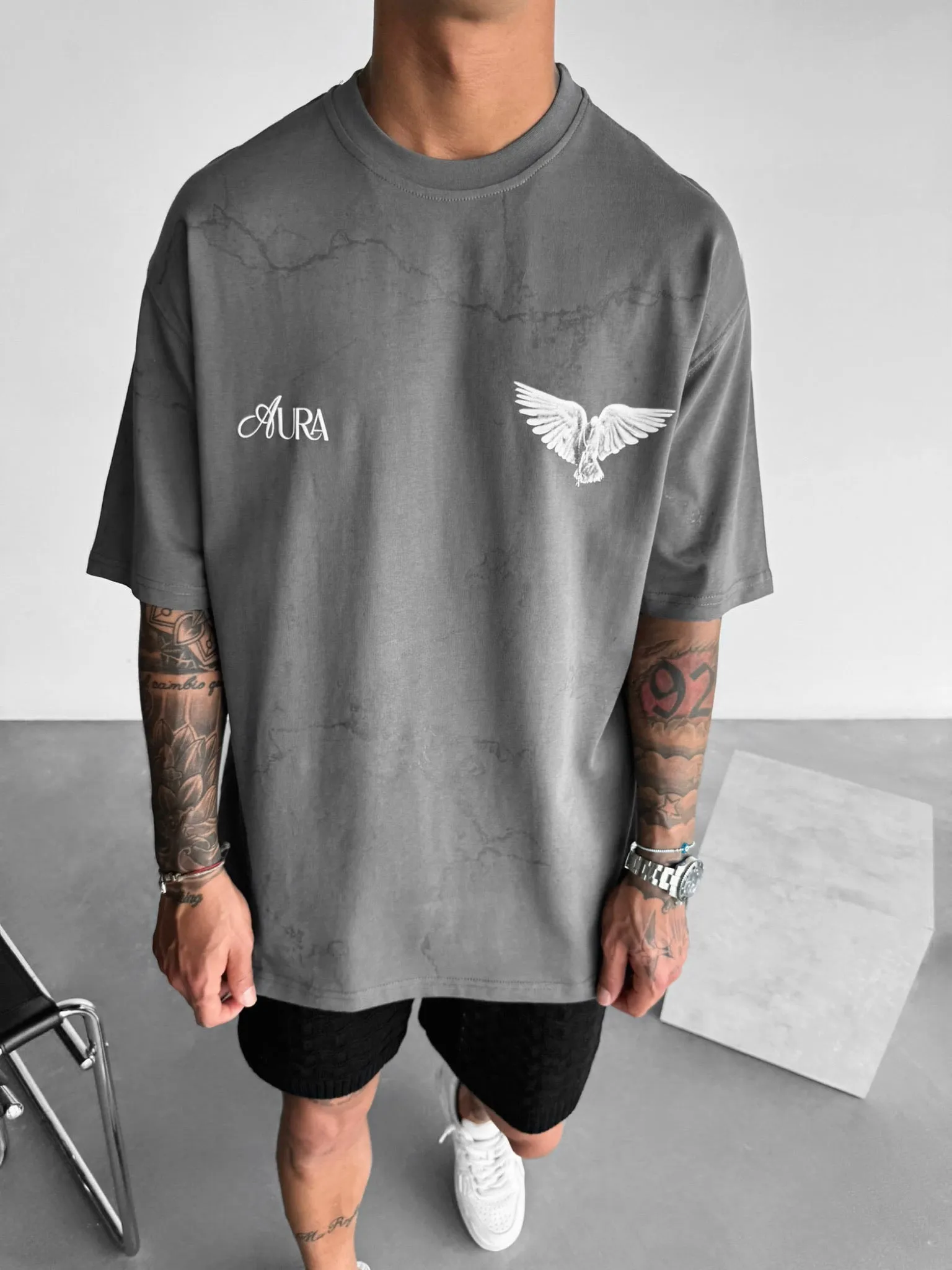 Oversize Aura T-Shirt - Anthracite