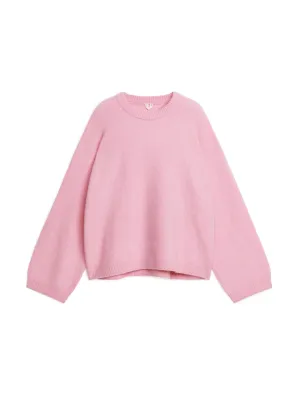 Oversized alpaca blend jumper