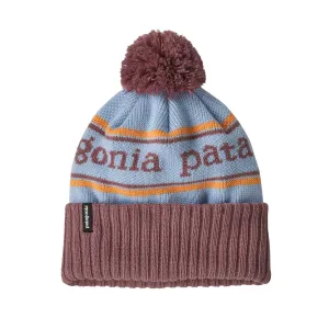 Patagonia -Kids' Powder Town Beanie-Park Stripe: Wispy Green