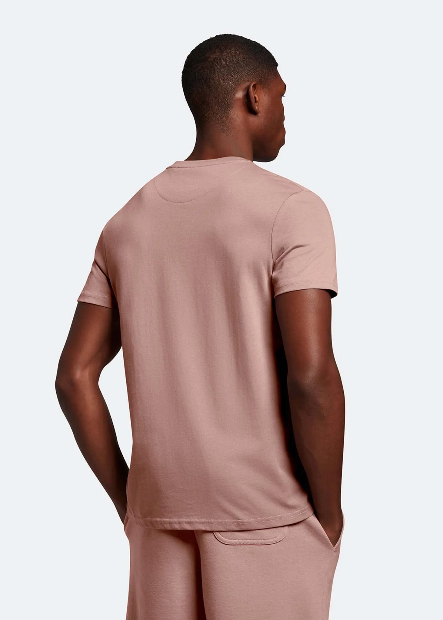 Plain t-shirt - hutton pink