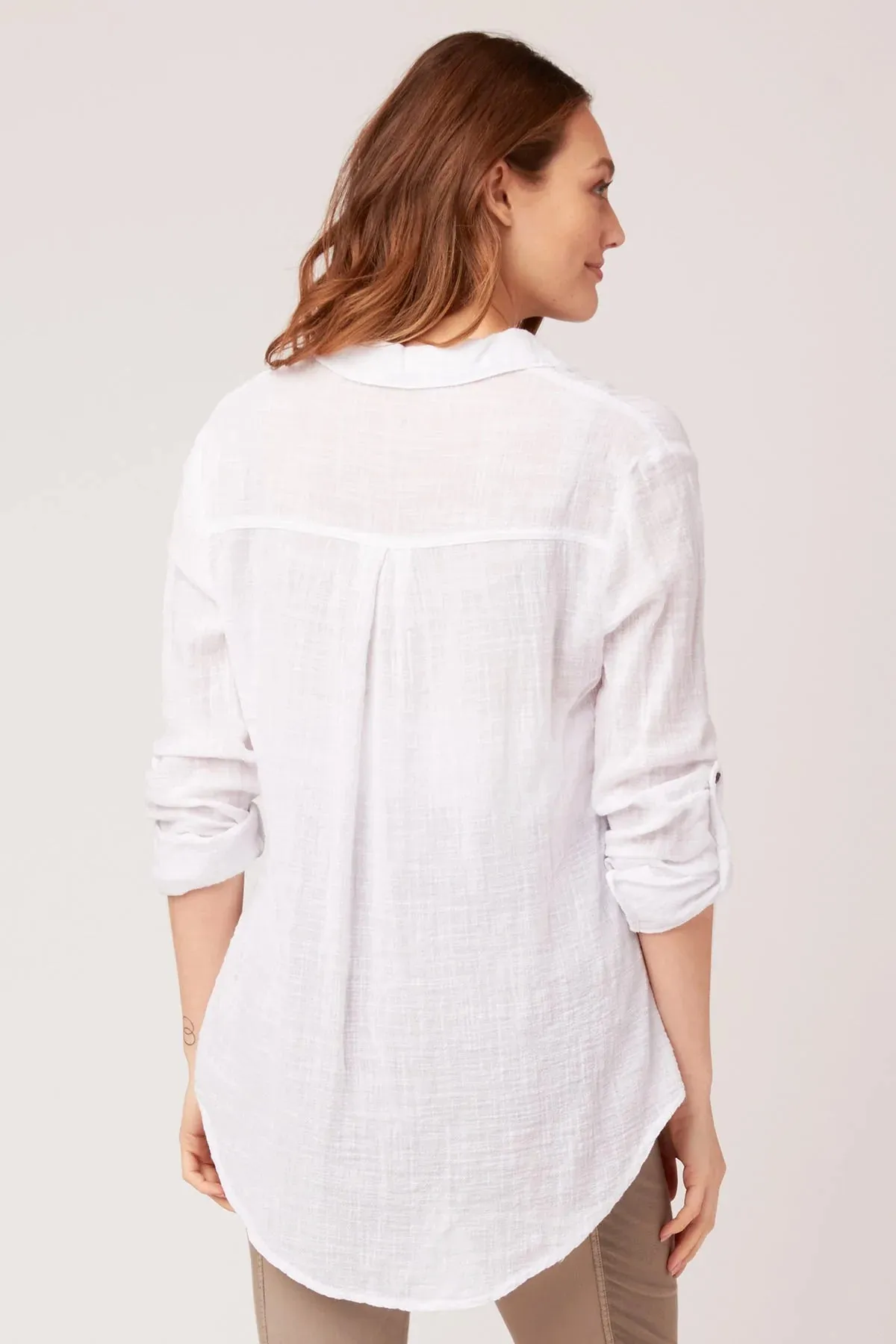 Porter Gauze Blouse - White