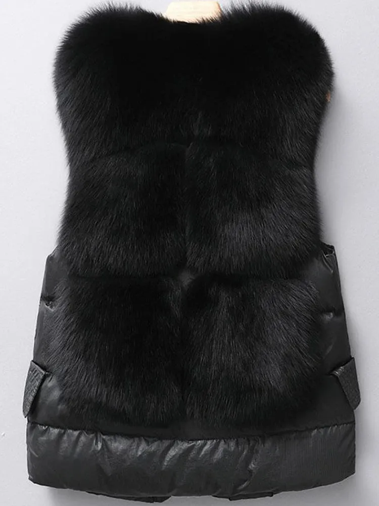 Pre Order:  Fluffy Duck Down Vest Coat