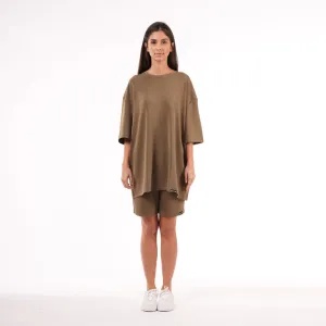 Premium Oversized T-Shirt| Olive Green