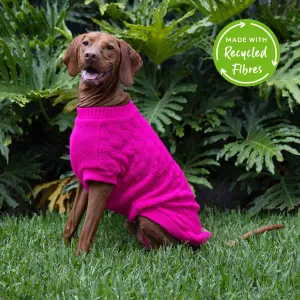 Raspberry Pink Dog Jumper