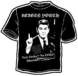 REAGAN YOUTH order shirt