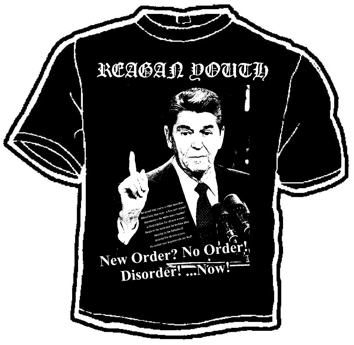 REAGAN YOUTH order shirt