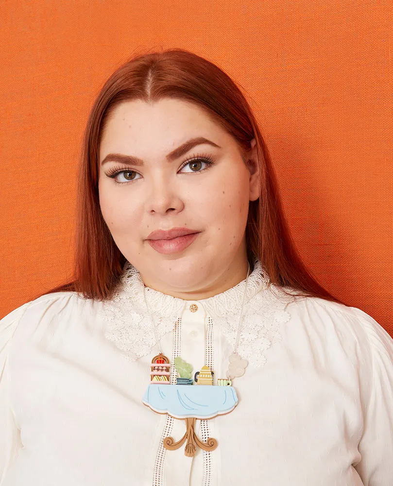 Retro Tea Set Table Necklace Insert Pack