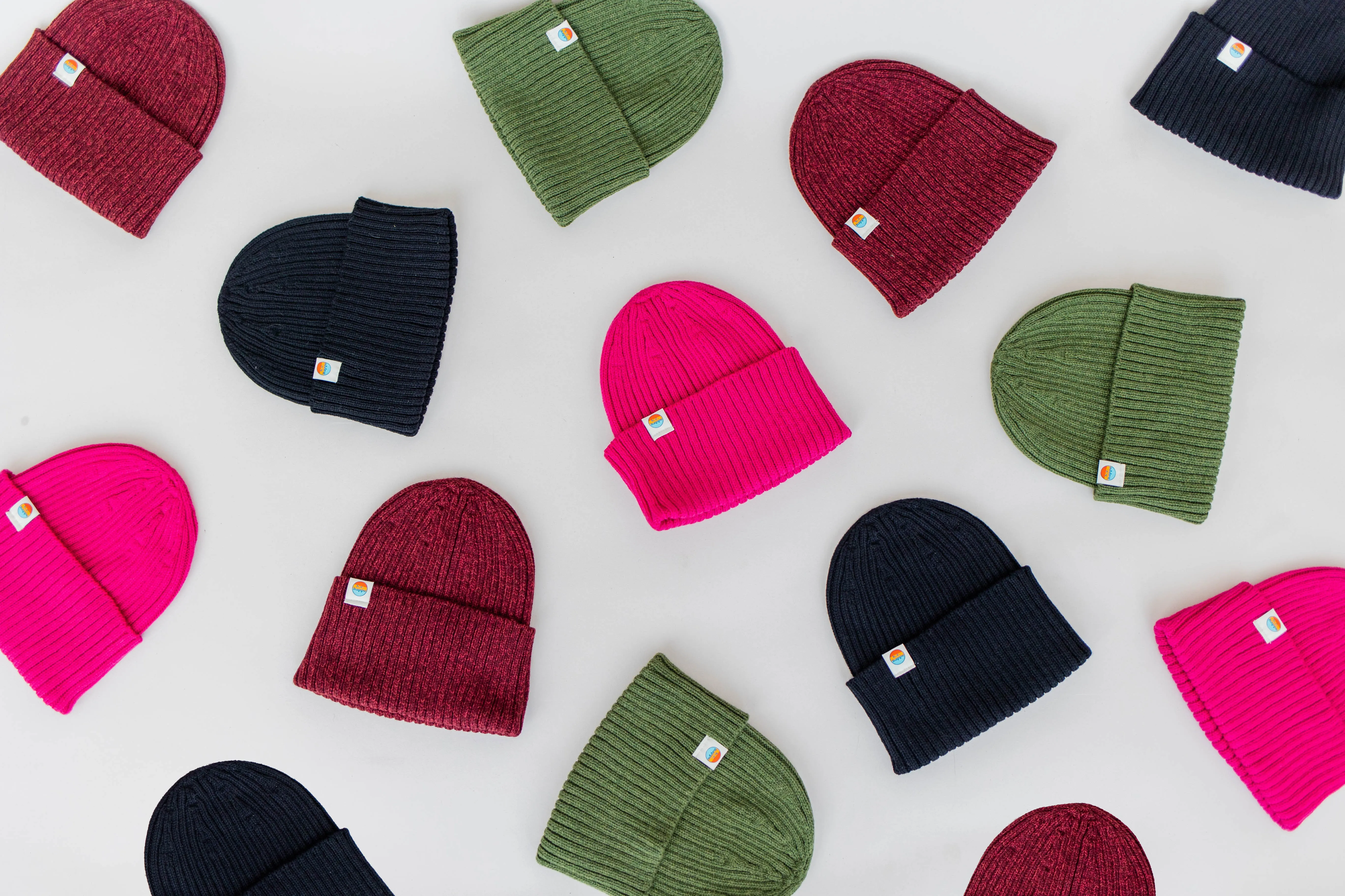 Ribbed Knit Beanie | Green