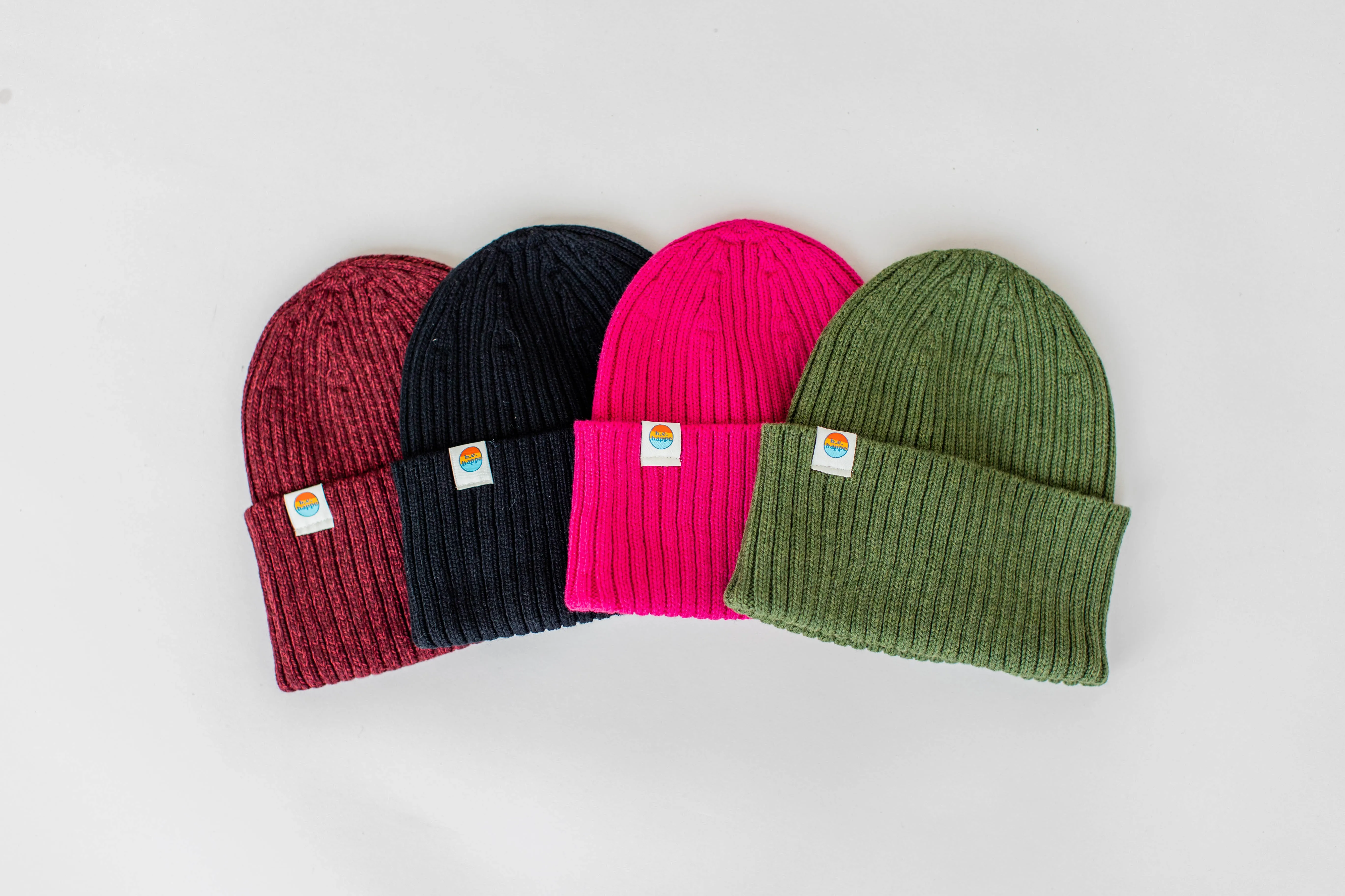 Ribbed Knit Beanie | Green
