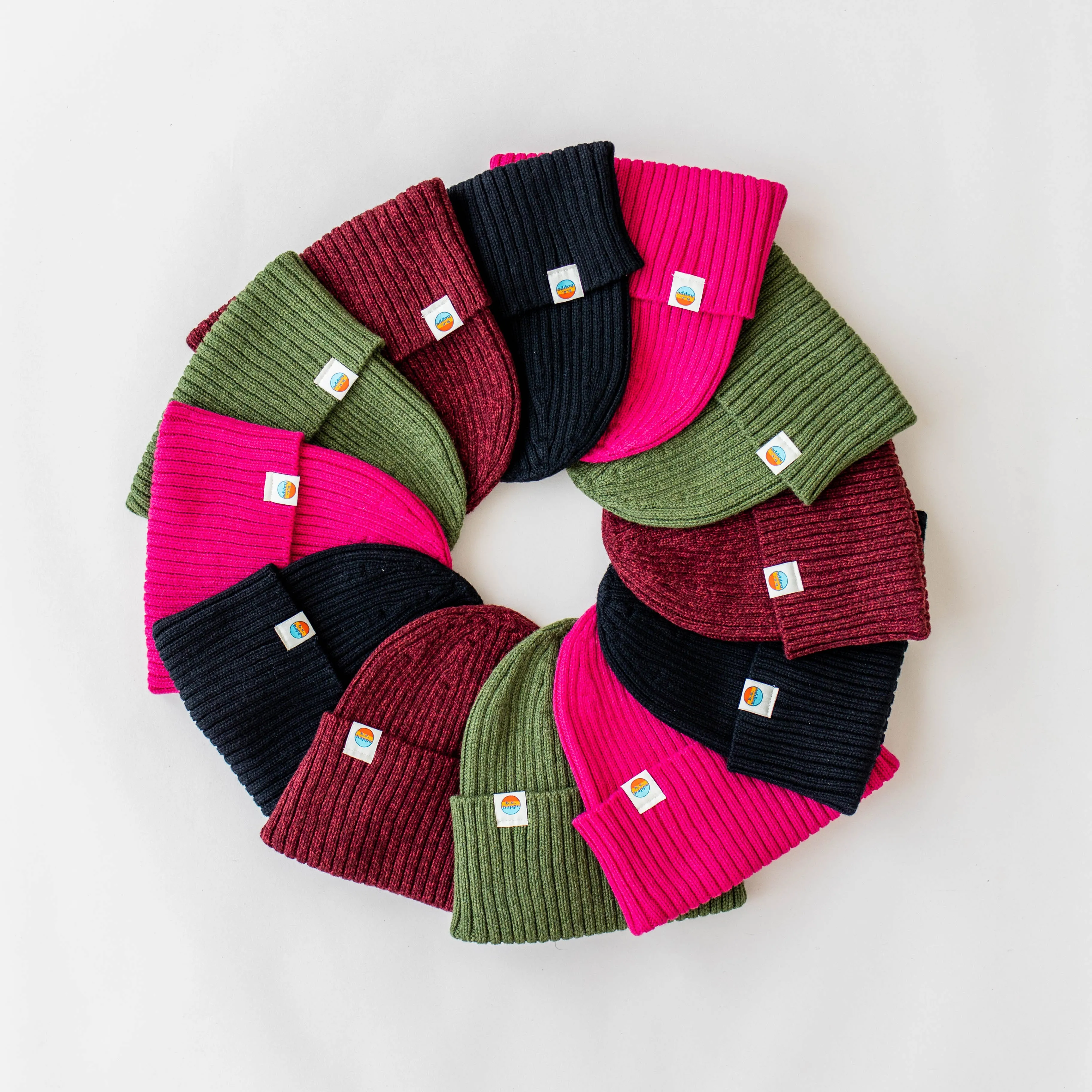 Ribbed Knit Beanie | Green