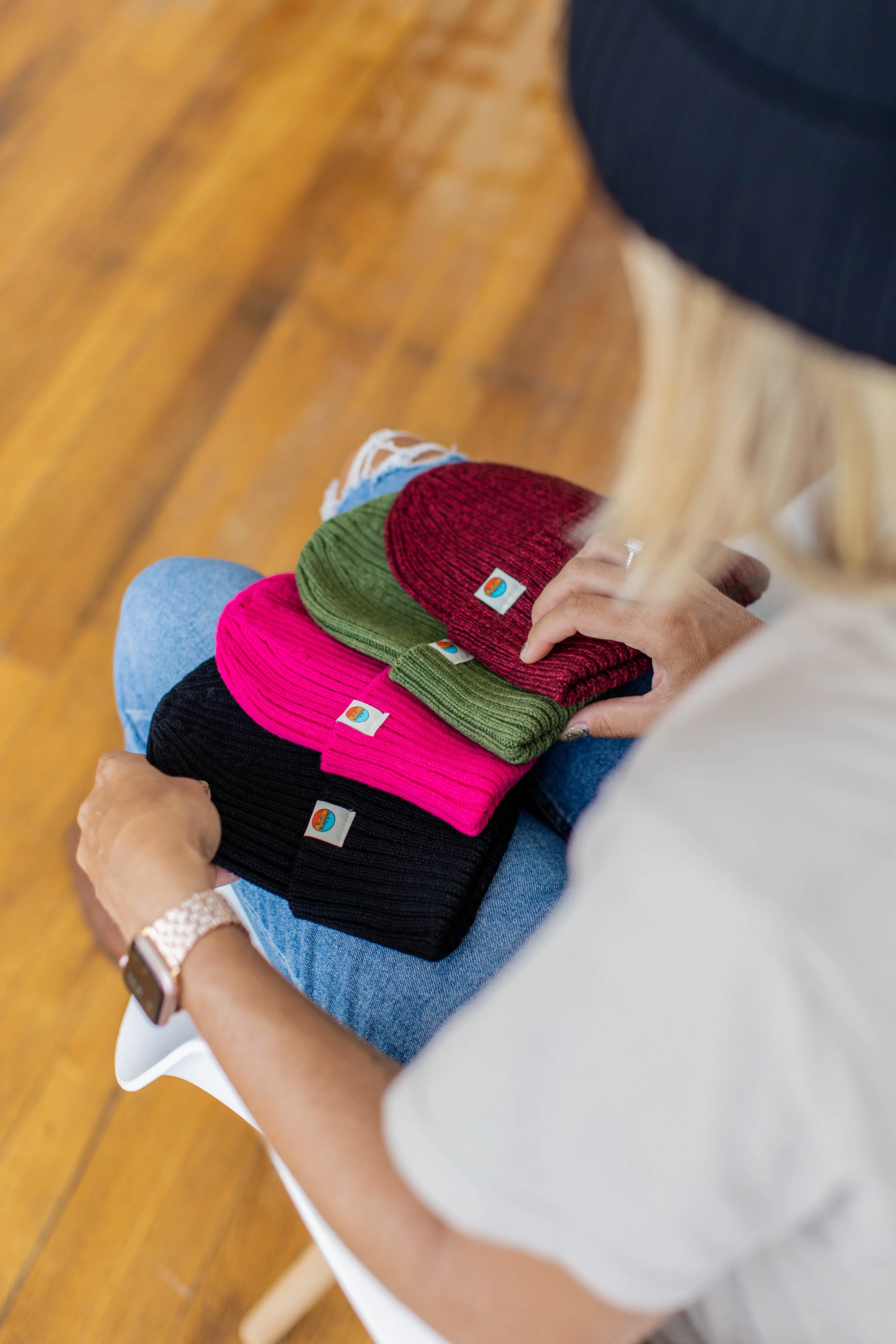 Ribbed Knit Beanie | Green