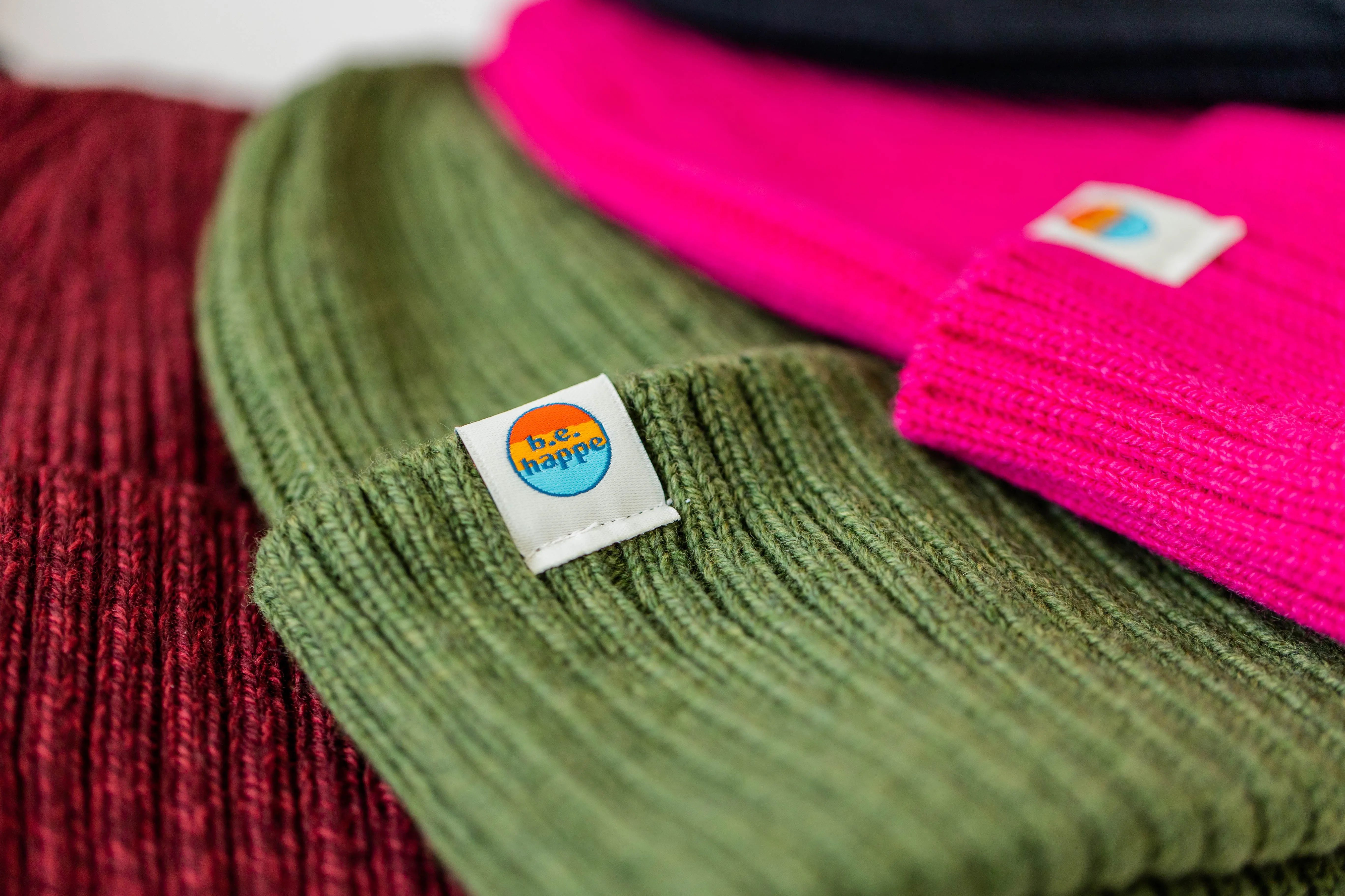 Ribbed Knit Beanie | Green