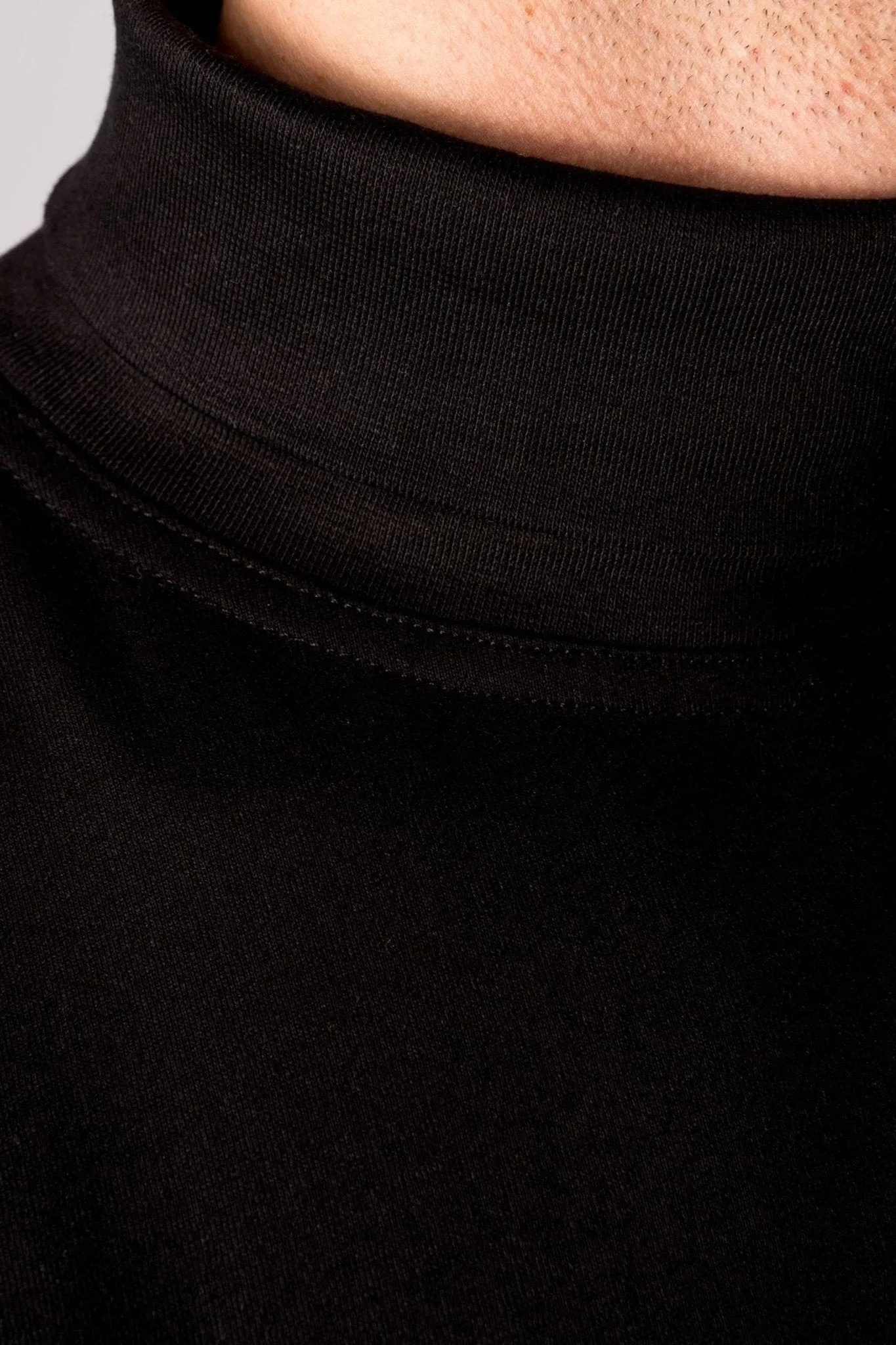 Rollneck jumper - Black