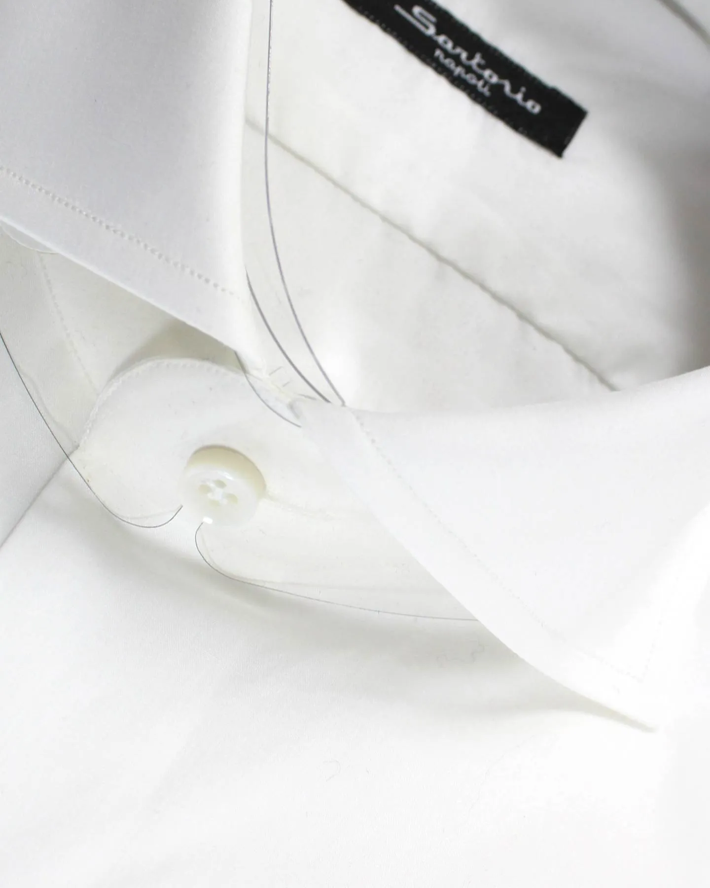 Sartorio Dress Shirt White 37 - 14 1/2 Slim Fit