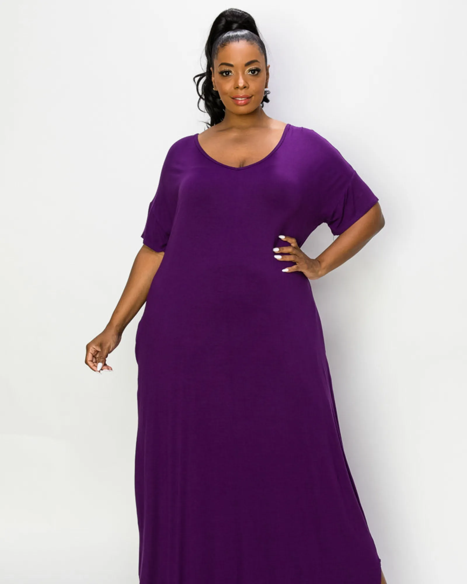 Scarlett Maxi Dress | Eggplant