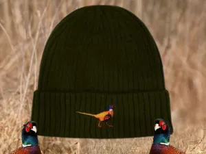 Shooting gift wool mix Pheasant Beanie
