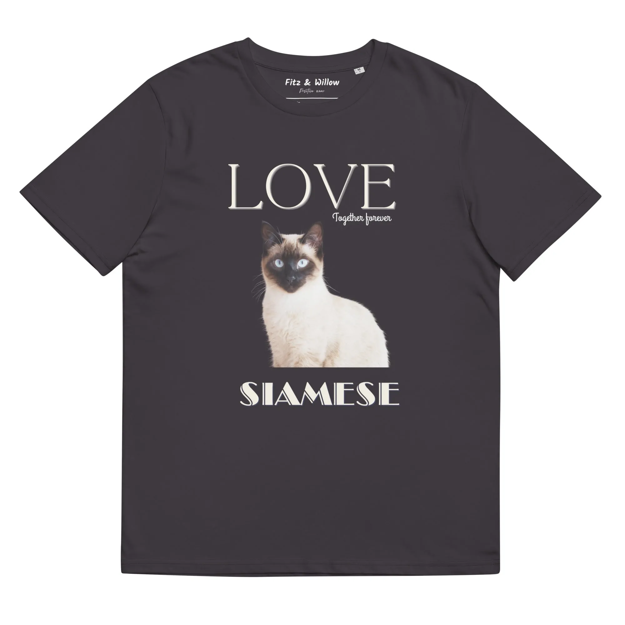 Siamese Cat, sustainable t-shirt,