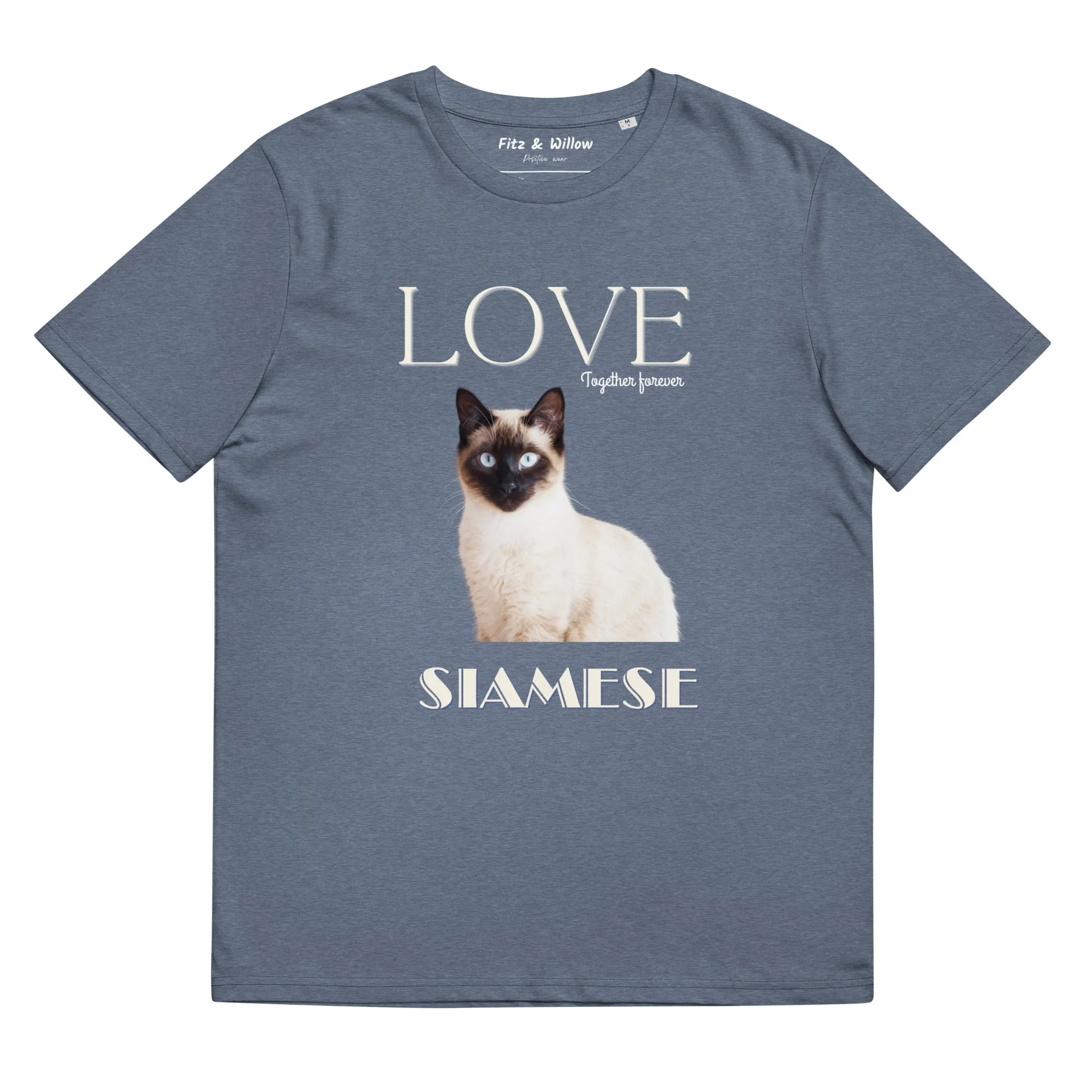 Siamese Cat, sustainable t-shirt,