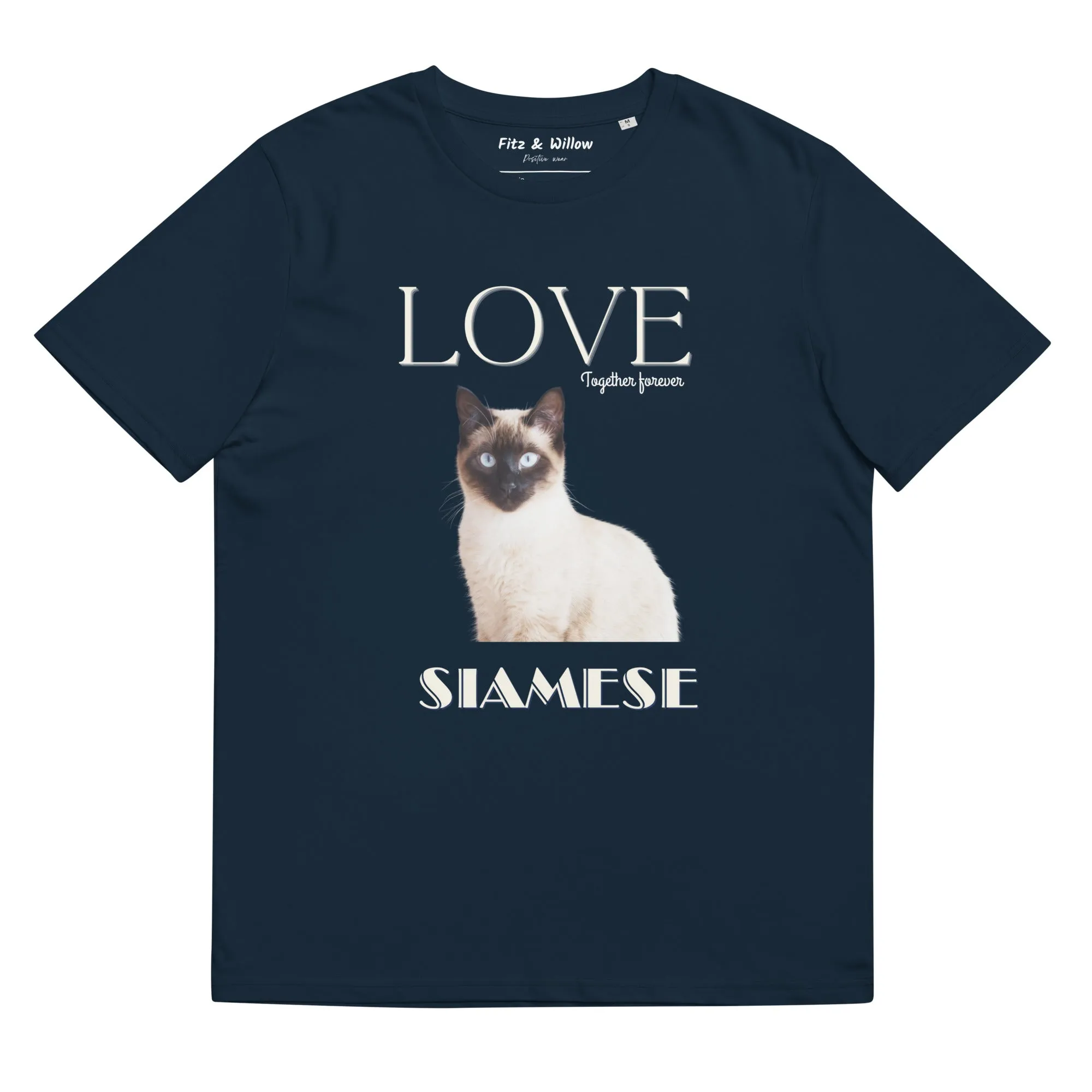 Siamese Cat, sustainable t-shirt,