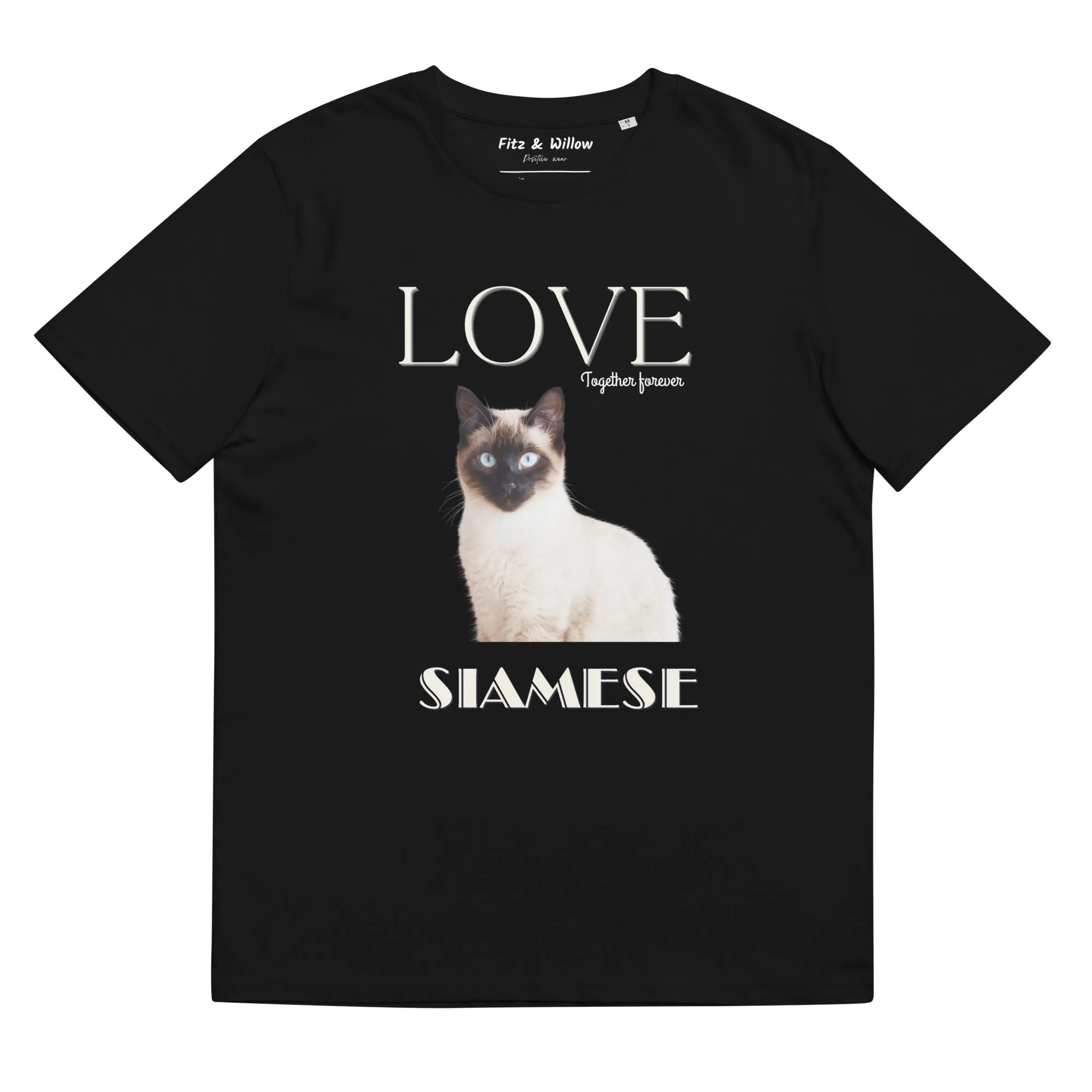 Siamese Cat, sustainable t-shirt,
