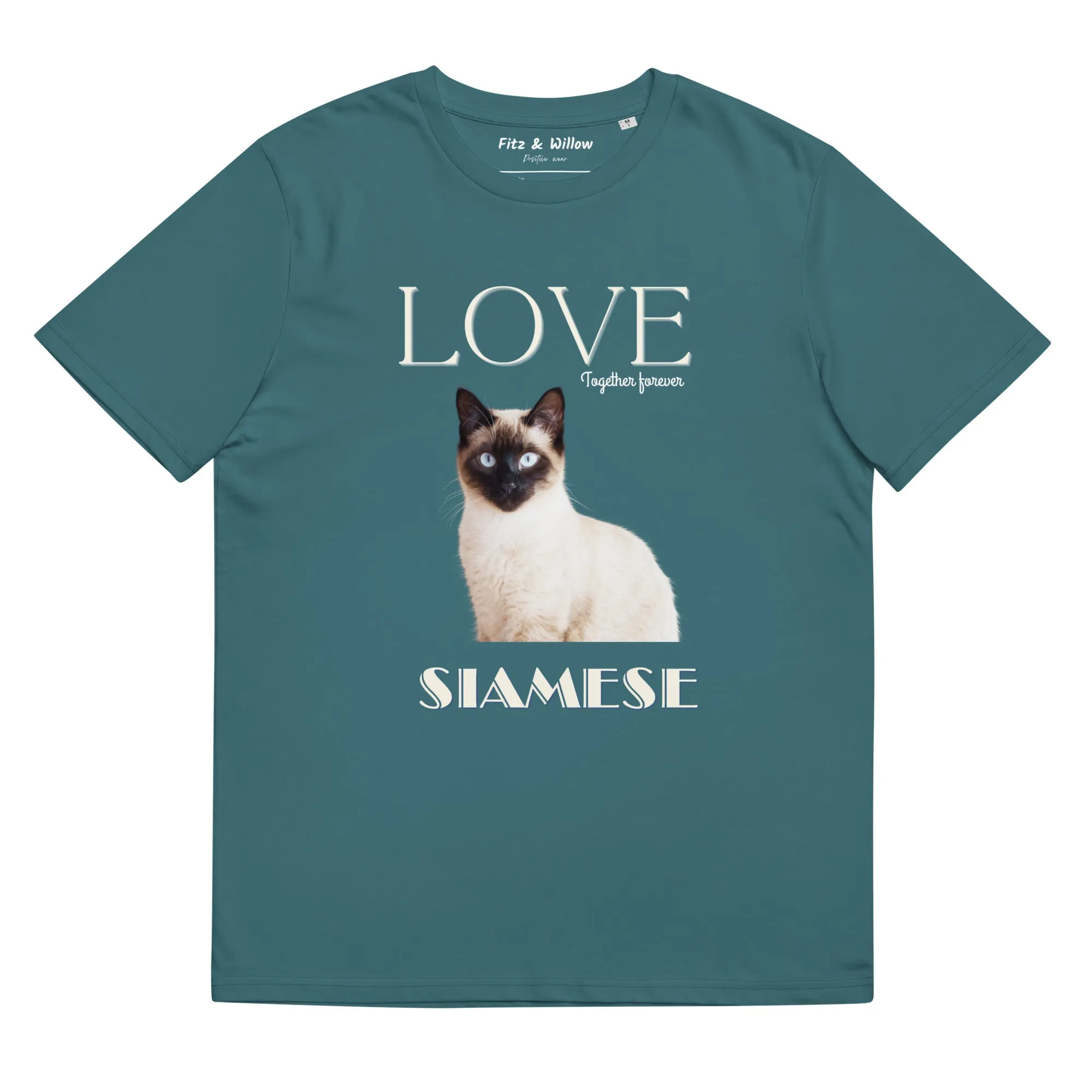 Siamese Cat, sustainable t-shirt,