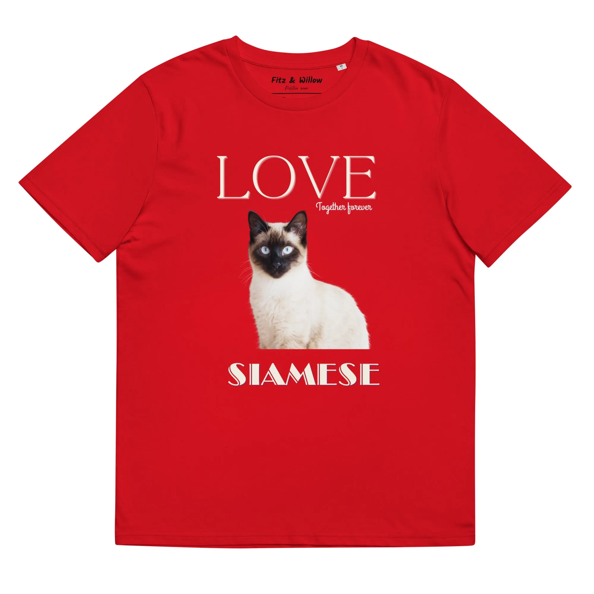 Siamese Cat, sustainable t-shirt,