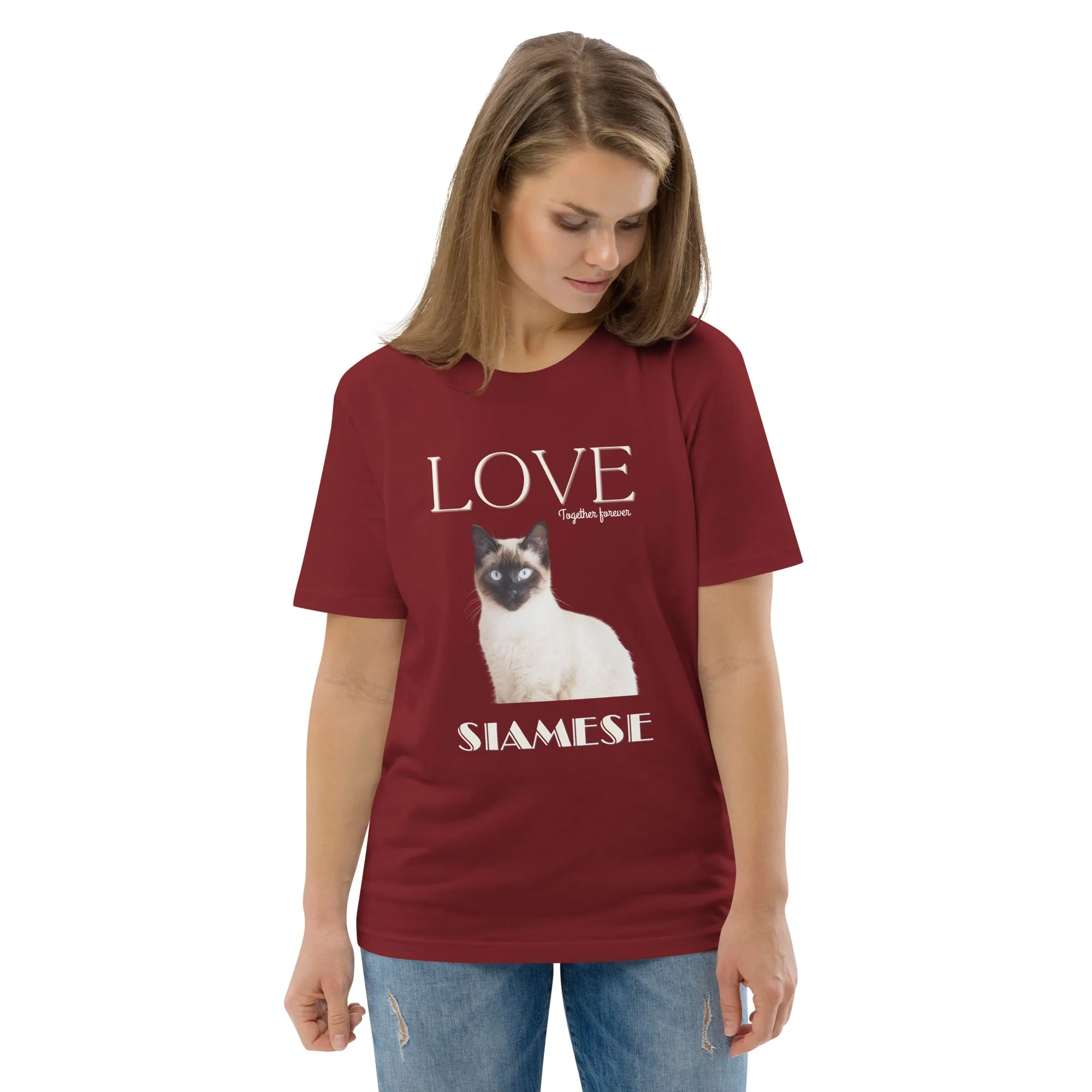 Siamese Cat, sustainable t-shirt,