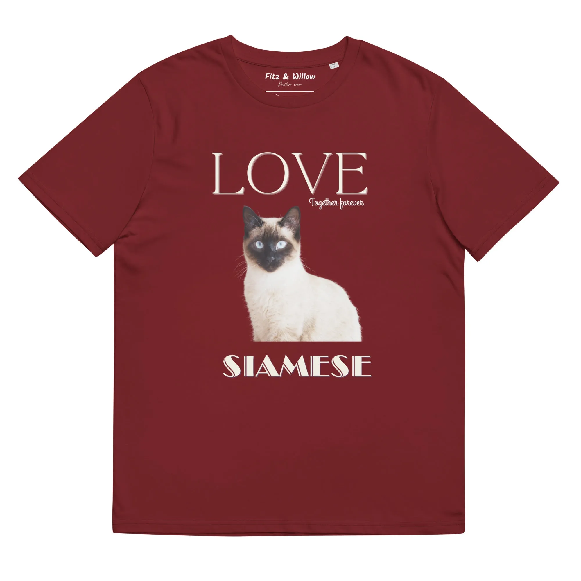 Siamese Cat, sustainable t-shirt,