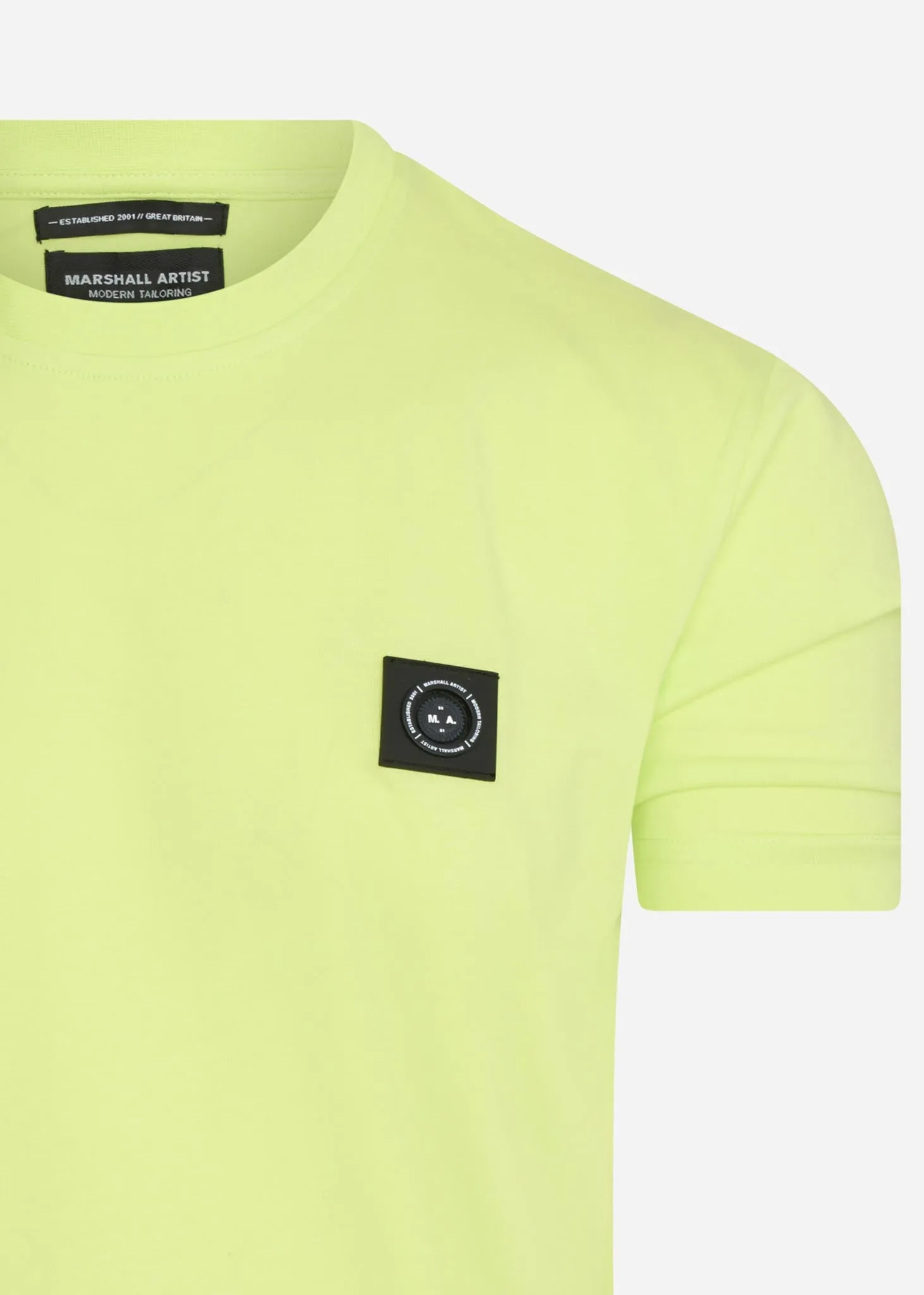Siren t-shirt - faded lime