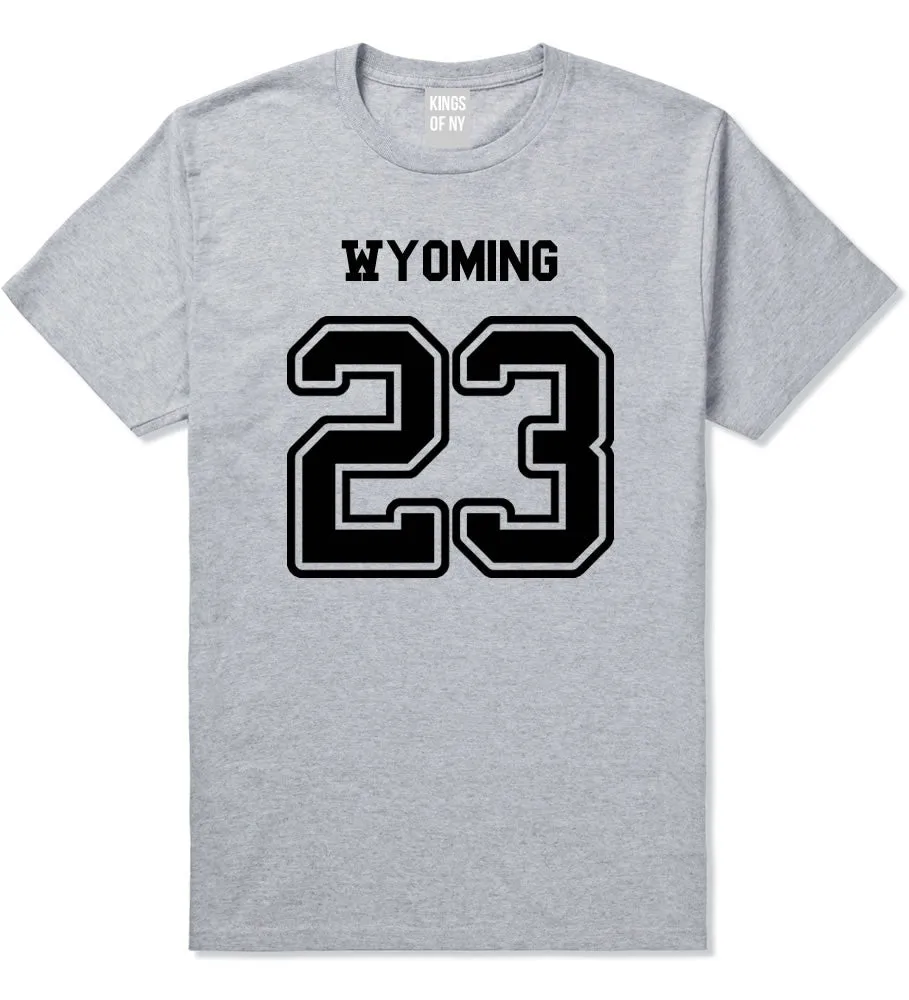 Sport Style Wyoming 23 Team State Jersey Mens T-Shirt
