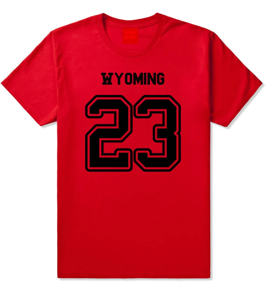 Sport Style Wyoming 23 Team State Jersey Mens T-Shirt
